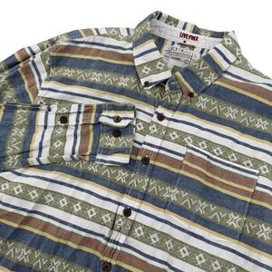 Gramicci VTG‎ 90s Mens XL Long Sleeve Button Down Shirt Southwest Aztec Unique